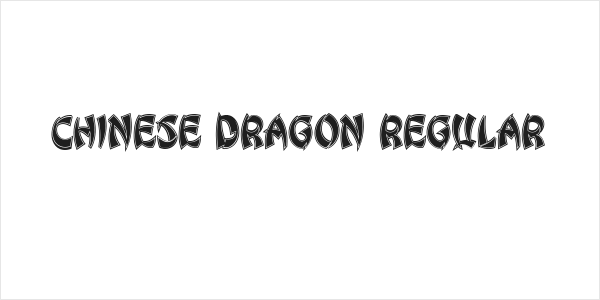 Chinese Dragon Regular Logo
