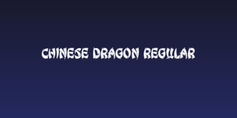 Chinese Dragon Regular Social Header
