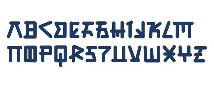 Chinese Dynasty Demo Uppercase