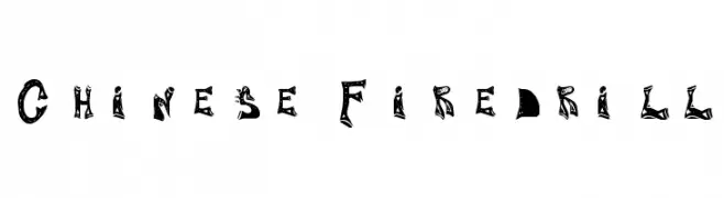 Chinese Firedrill  免费字体下载