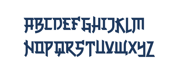 Chinese Karaoke Regular Uppercase