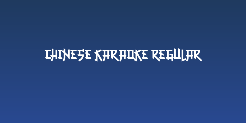 Chinese Karaoke Regular Social Header