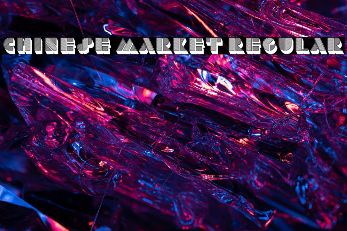 Chinese Market Regular Example 1