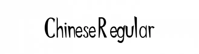 Chinese Regular  नि: शुल्क फ़ॉन्ट्स डाउनलोड