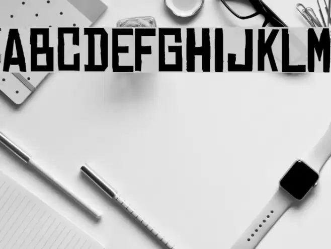 Chinese Rocks Font examples