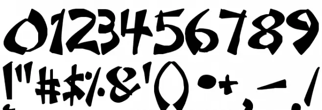 Chinese Takeaway Font OTHER CHARS