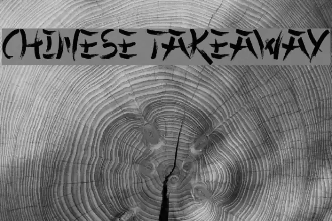 Chinese Takeaway Font examples