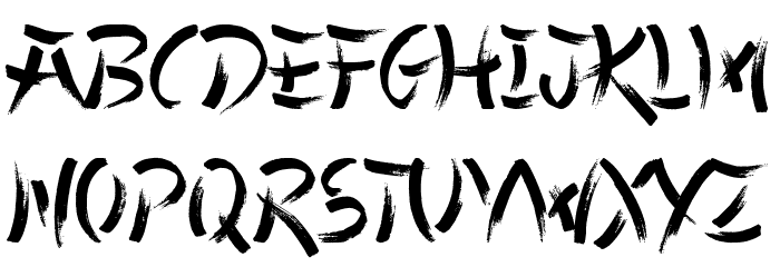 Chinese Takeaway Font LOWERCASE