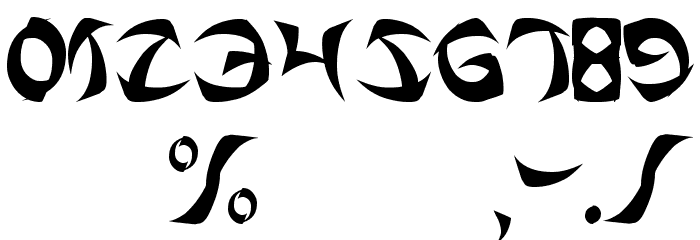 Chinese Wok Food St Font OTHER CHARS