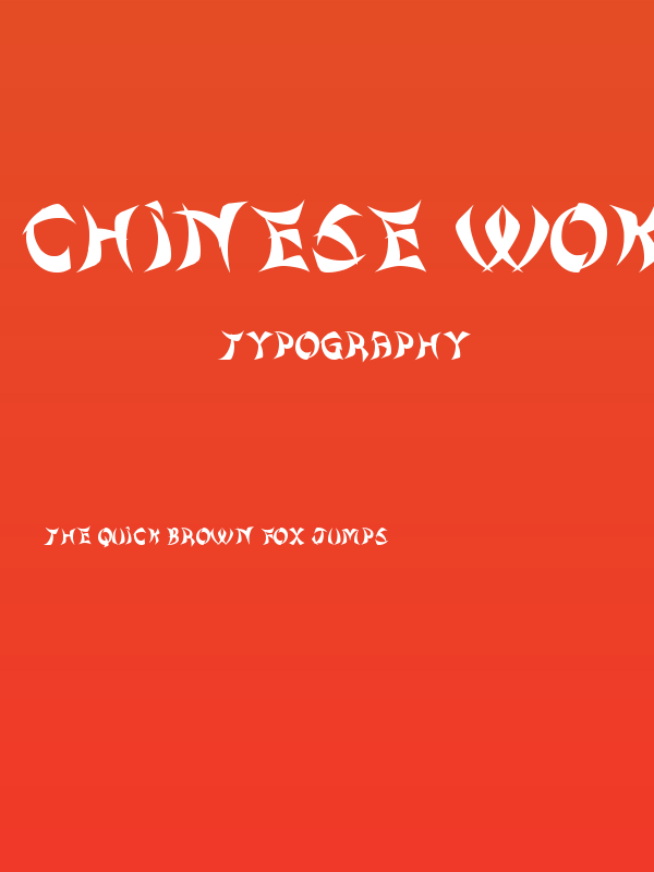 Chinese Wok Food St Poster