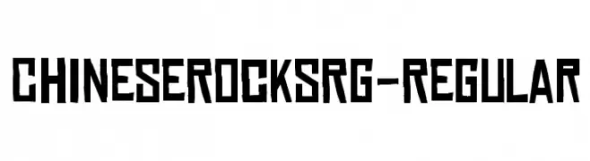 ChineseRocksRg-Regular  Frei Schriftart Herunterladen