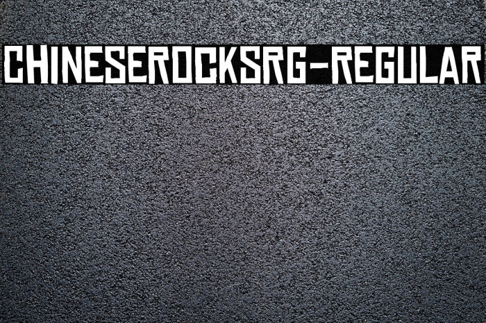 ChineseRocksRg-Regular Font examples