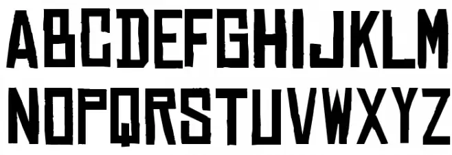 ChineseRocksRg-Regular Fonte MAIÚSCULAS