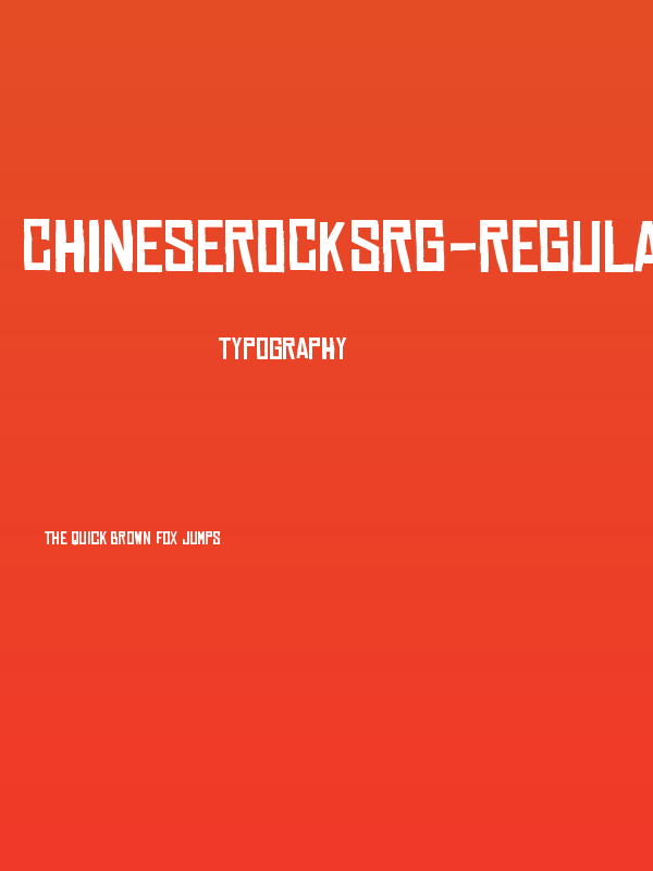 ChineseRocksRg-Regular Poster