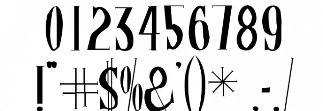 ChineseWatchShop Font OTHER CHARS