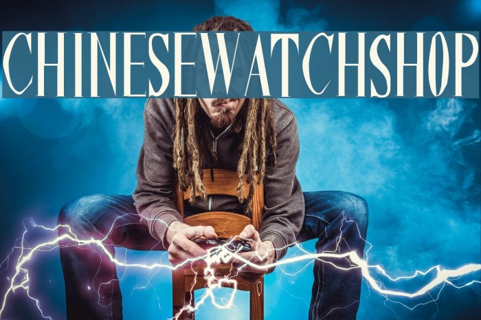 ChineseWatchShop Font examples