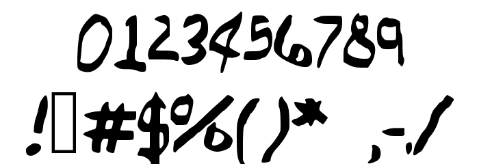 ChingChangRegular Font OTHER CHARS