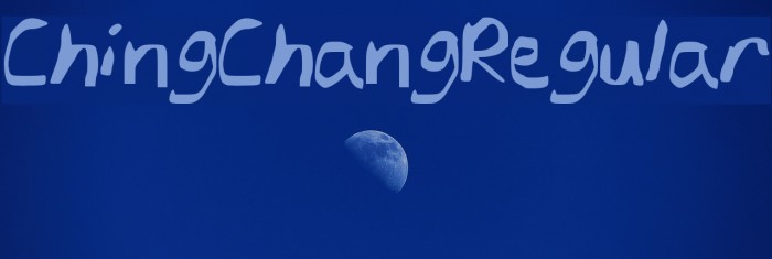 ChingChangRegular Font examples