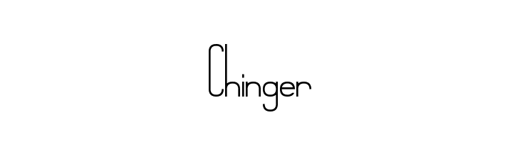 Chinger Шрифта