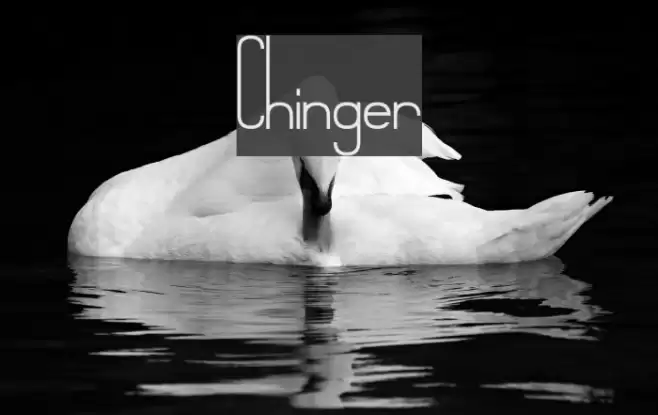 Chinger Font examples