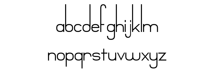 Chinger Font LOWERCASE