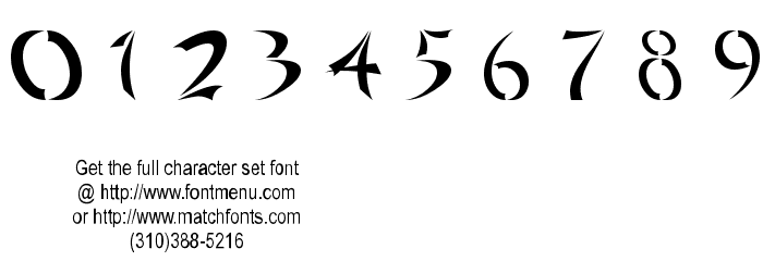 Chinoiseries Tryout Font OTHER CHARS