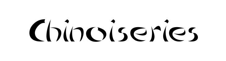 Chinoiseries Font