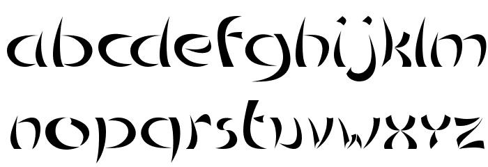 Chinoiseries Font LOWERCASE
