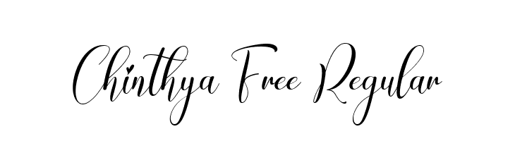 Chinthya Free Regular  Free Fonts Download