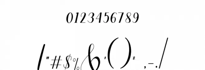 Chinthya Free Regular Font OTHER CHARS