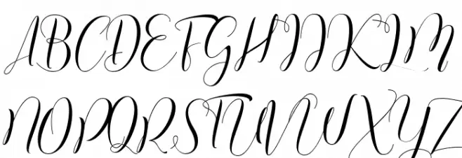 Chinthya Free Regular Schriftart Groß