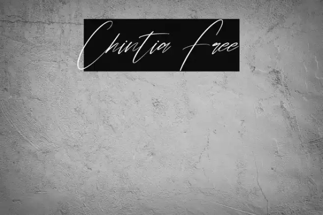 Chintia Free Font examples