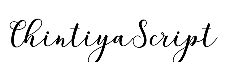 ChintiyaScript  font caratteri gratis