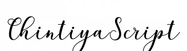 ChintiyaScript  font caratteri gratis