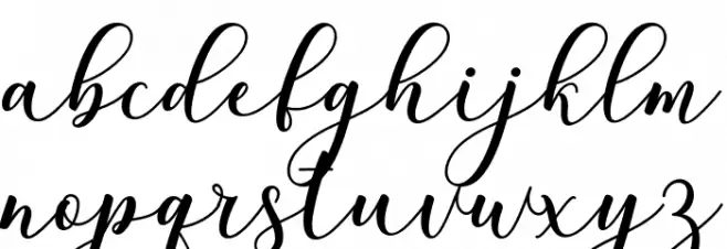ChintiyaScript Schriftart Kleinbuchstaben