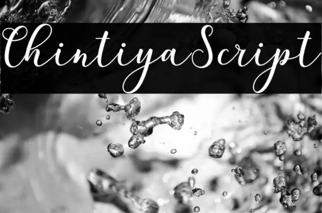 ChintiyaScript Font examples