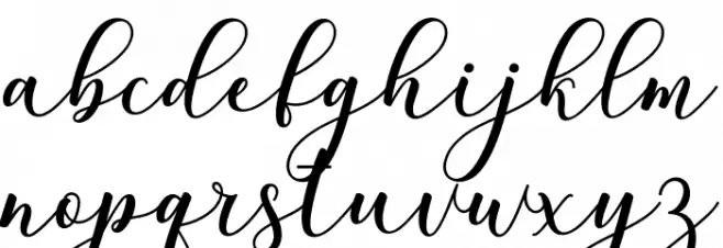 ChintiyaScript Font Litere mici