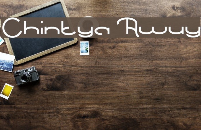 Chintya Awuy Font examples