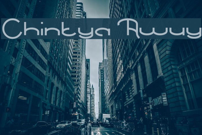 Chintya Awuy Font examples