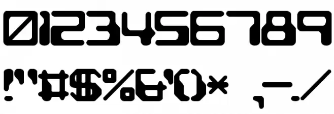 Chintzy CPU [BRK] Font OTHER CHARS