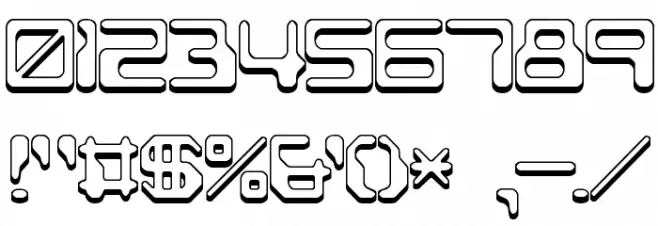 Chintzy CPU Shadow BRK Font OTHER CHARS