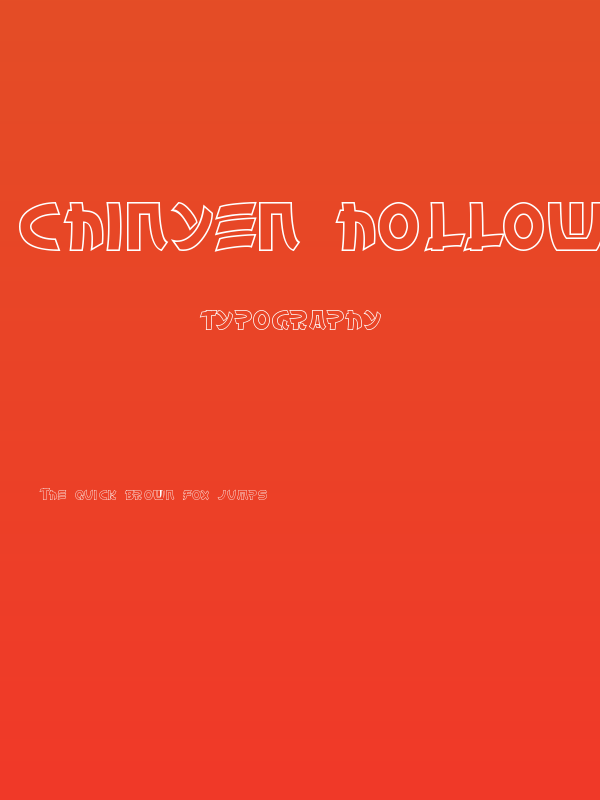 Chinyen Hollow Poster