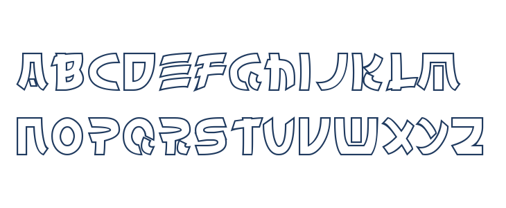 Chinyen Hollow Lowercase