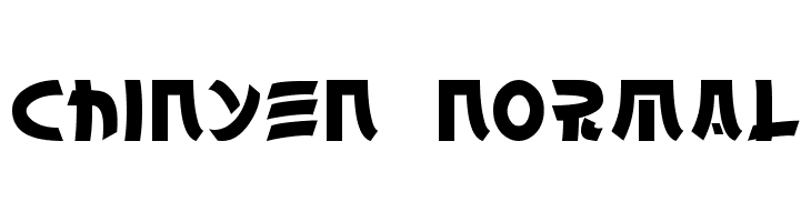 Chinyen  Normal  Скачать бесплатные шрифты