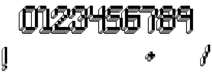 ChipTunes-Bold Font OTHER CHARS