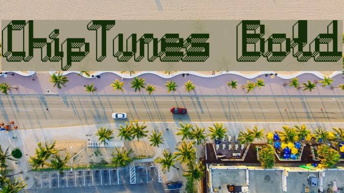 ChipTunes-Bold Font examples
