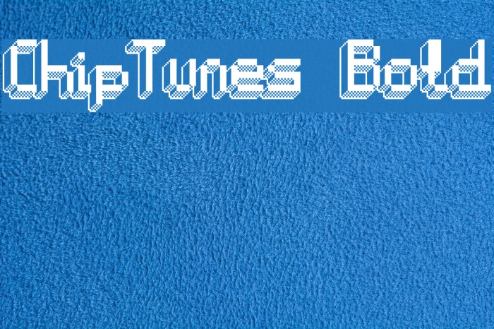 ChipTunes-Bold Font examples