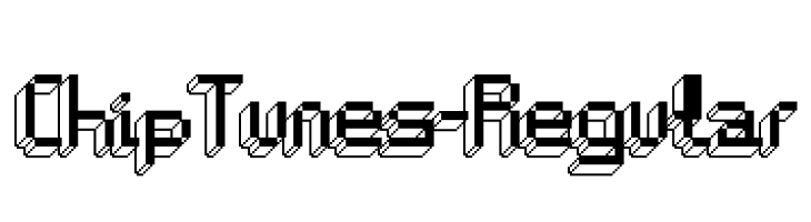 ChipTunes-Regular  Frei Schriftart Herunterladen