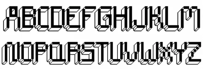 ChipTunes-Regular Schriftart Groß