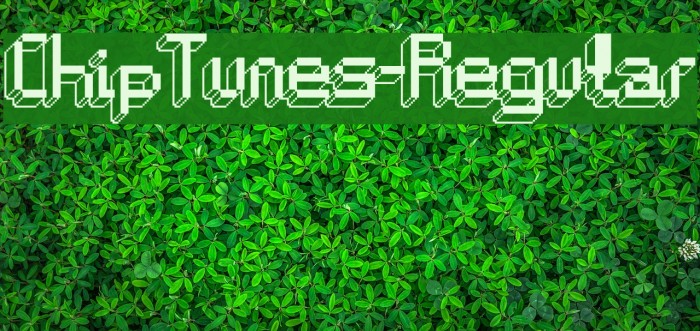 ChipTunes-Regular Font examples